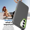 thumbnail image 6 of For Samsung Galaxy S24 / Galaxy S25 Case Shockproof Dust / Drop proof Heavy Duty Rugged Protectie Cover 3 in 1 Layers Case For Galaxy S24 S25 6.2'' Dark Grey, 6 of 9