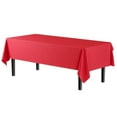 Exquisite 300 ft. x 40 in. Red Plastic Tablecloth Rolls Red Banquet