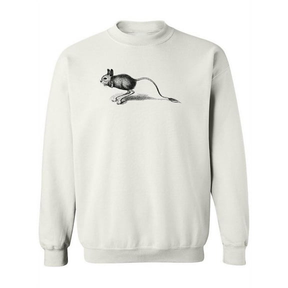 Egyptian Jerboa Sketch Sweatshirt Women -Image by Shutterstock, Female Large