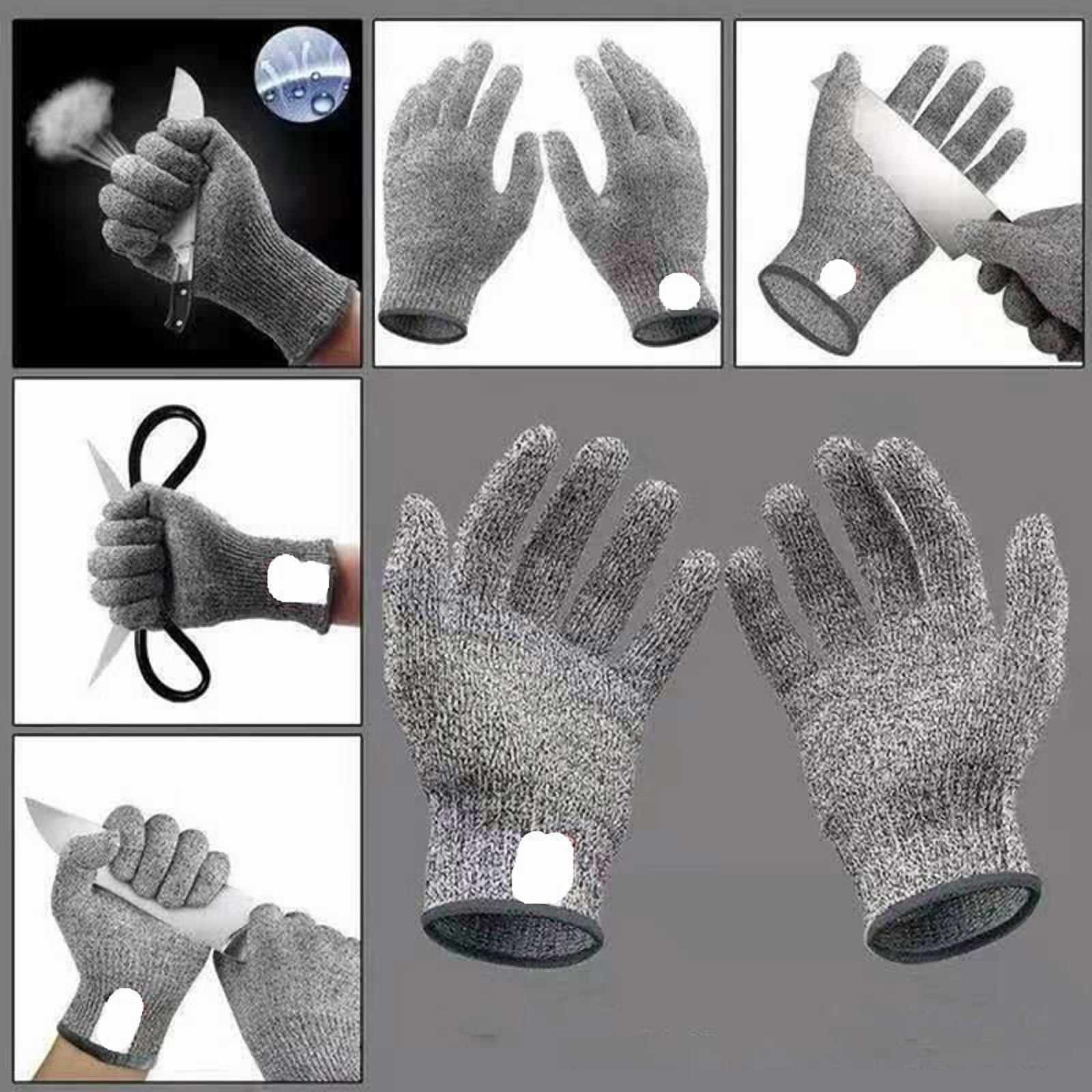 Level 5 Anti-Cut Gloves Kitchen Gardening Knitted Gloves Anti-Thorn Wear-Resistant ,Food Grade Anti-Cut Gloves
