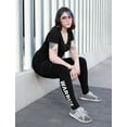 thumbnail image 6 of Tstars Breast cancer awareness legging ribbon warrior Warrier Black XX-Large, 6 of 6