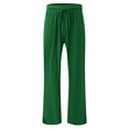 thumbnail image 4 of Chroia 2026 Womens Casual Work Pants High Waist Drawstring Wide Leg Trousers Pockets, 4 of 6