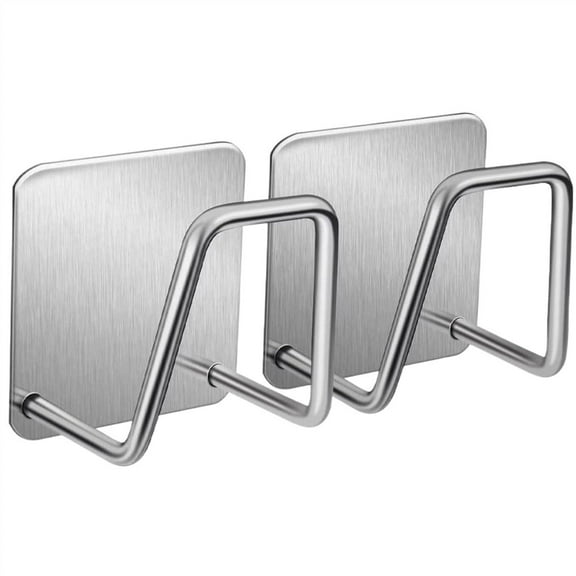 Pack Of 2 Sponge Holder Stainless Steel Self Attaching Sponge Holder Sponge Holder Kitchen Sponge Holder For Basin For Placing Cloths Pot Lids Drain Plugs Hooks 2.4" X 2.4" X 1.6"