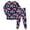 Black, variant on Toddler Boys Girls Pajamas Sets Halloween Pattern Kids 2 Piece Pj's Long Sleeve Crew Neck Tops and Pants Clothes Set Night Sleepwear 2T-9T