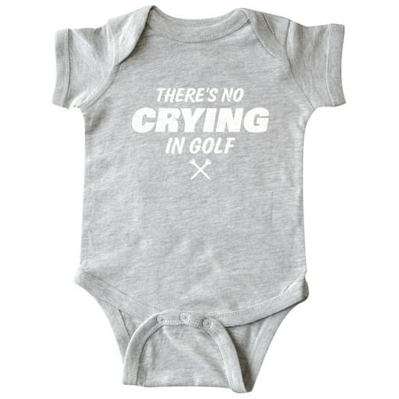 

Inktastic No Crying In Golf Gift Baby Boy or Baby Girl Bodysuit