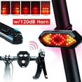 thumbnail image 1 of CUITING Bike Tail Light USB with Turn Signals Warning Lamp Wireless Remote Control Rear Rechargeable Cycling Mountain, 1 of 9