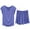 Blue, variant on Women's Modal Pajama Set, V-Neck Sleeveless Top and Shorts 2 Piece Loungewear, Comfortable Home Wear for Summer, Leisure, and Relaxation, Soft and Breathable-Beige