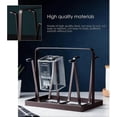 thumbnail image 5 of SZTXJ Bottle Drying Rack, Metal Rack for 6 Cups, Silicone Protective Hooks, Non-Slip, Bottle Drying Rack, Glasses and Coffee Mug Rack (Black Coffee), 5 of 5