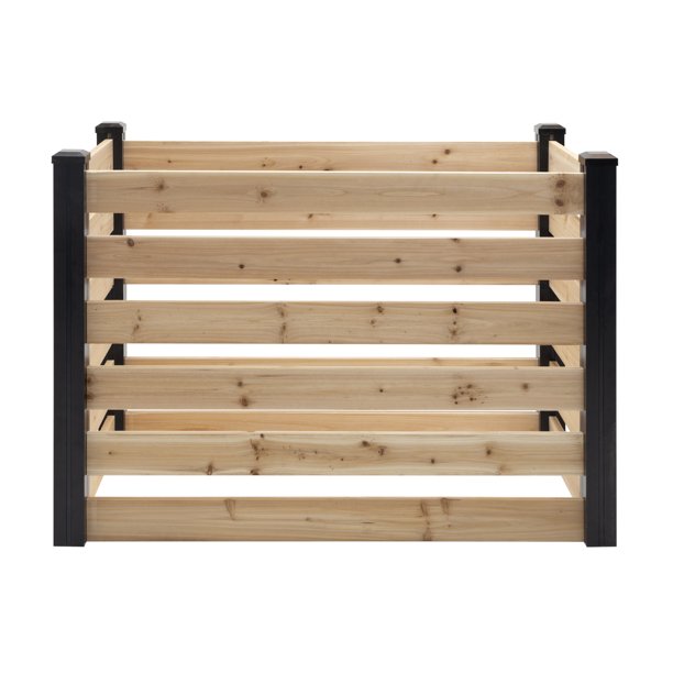 Outdoor Essentials Haven 2 ft. x 4 ft. Cedar Compost Bin