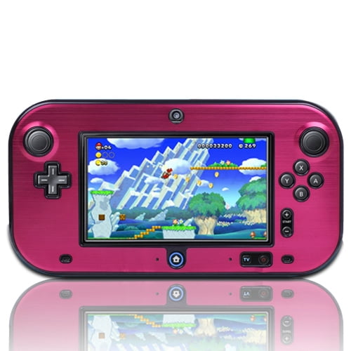Hot Pink Hard Aluminium Pc Skin Case Cover For Nintendo Wii U Gamepad Remote Controller Walmart Com Walmart Com
