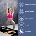 thumbnail image 2 of Fireflies Gym Towel with Storage Bag, 72.8"x26.8", Suitable for Yoga, Pilates, Fitness, etc. - Yoga Mat Towel, Gym Towel for Workout, 2 of 6