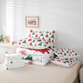 thumbnail image 6 of Manfei Merry Xmas 7-Piece Bedding Comforter Set,Kawaii Christmas Tree King Bedding Sets,Green Red White Bed Sheets For Girl,Super Cozy Room Decor Reversible, 6 of 8