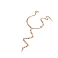 thumbnail image 2 of Minnieouse Collar de cadena larga de aleación, collares de decoración de moda con lentejuelas y borlas, joyería decorativa para fiesta en club nocturno, Ropa, zapatos y accesorios Miscelánea Oro Minnieouse AP015095-01, 2 of 6