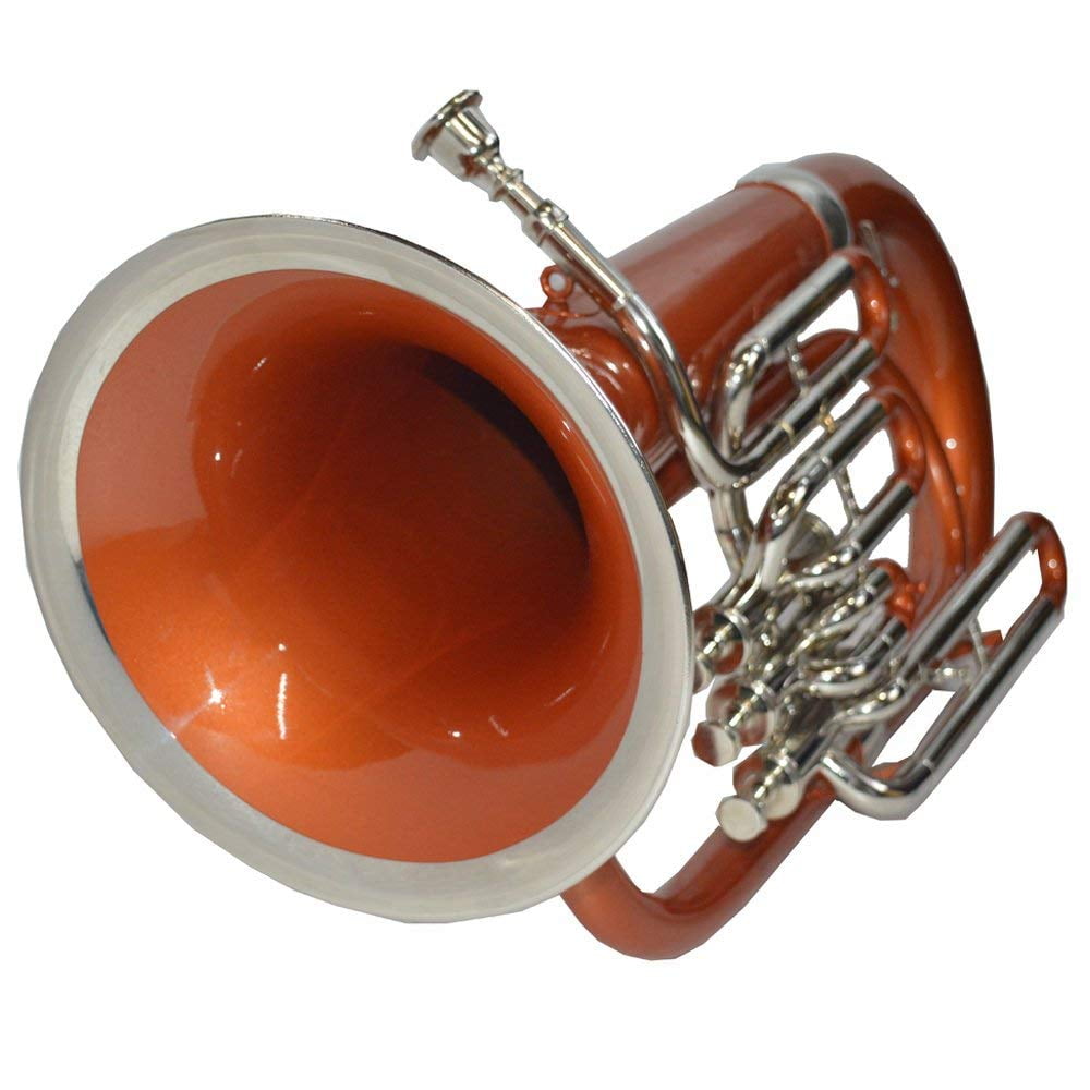 Euphonium BFlat Orange with all Accessories, Mouthpiece and Bag
