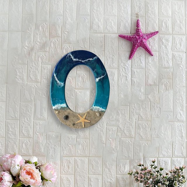 Beach Dream: Beach Resin Letters Large Wooden Letter Decoration Island And Unique Character To Your Home