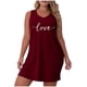 thumbnail image 1 of Camisa de Manga Corta Vestido para las Mujeres Suspender Suelto Vestido de Noche sin Mangas, Cómodo Vestido para Dormir en Casa, 1 of 6