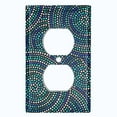 thumbnail image 2 of Metal Light Switch Plate Cover Colorful Safari African Tribal Art Pattern SFR022, 2 of 13