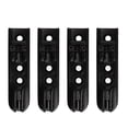 thumbnail image 4 of Guitar Bridge, Fine Workmanship Electric Bass Bridge Easy Installation Metal  For Replacement Black, 4 of 8