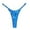 Blue, variant on alcepopk Thong for Women Cotton Underwear Low Rise Panties Woman Thongs(Gold,M)