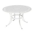 thumbnail image 3 of Homestyles Sanibel Cast Aluminum 5-Piece Round Outdoor Dining Set in White, 3 of 3