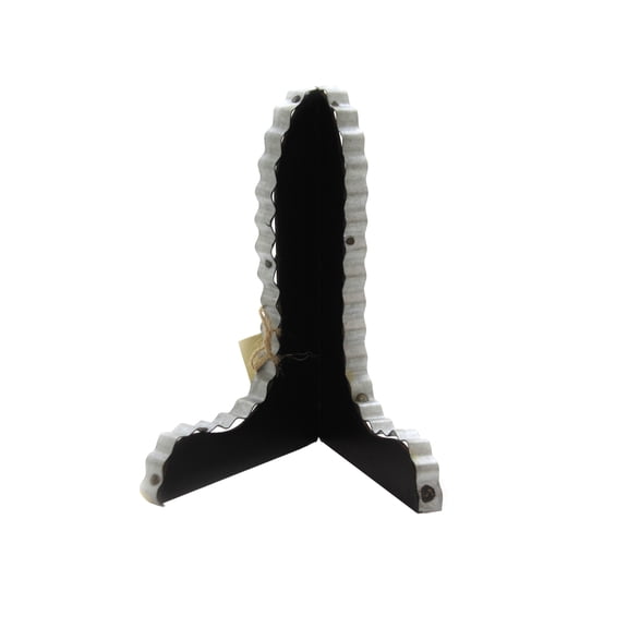 Round Top Collection Black Galvanized Easel Mini Picture Frame Holder Y19170