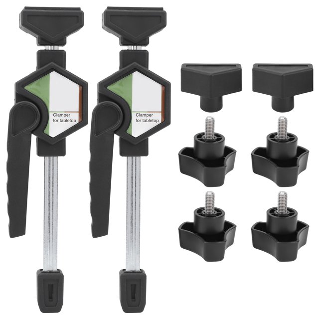 Abrazadera de escritorio, Clip de agarre rápido para apretar, aluminio + ABS, accesorio de madera para carpintero, herramientas de carpintería