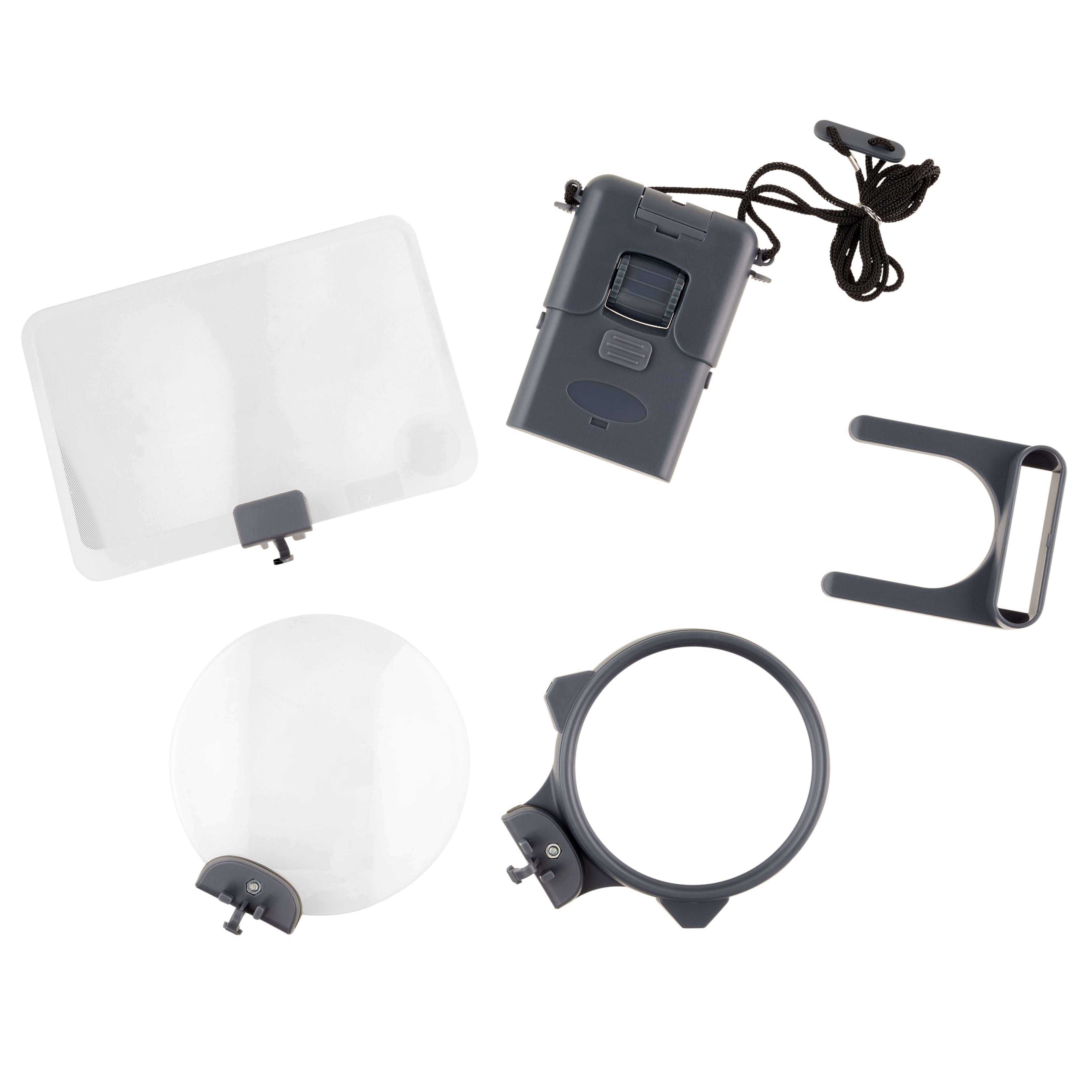3-in-1 Hobby Magnifier with LED by Loops & Threads