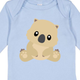 thumbnail image 4 of Inktastic Cute Wombat, Little Wombat, Baby Wombat, Cute Animals Boys or Girls Long Sleeve Baby Bodysuit, 4 of 5