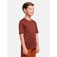 thumbnail image 6 of Athletic Works Boy's Short Sleeve Core Active T-Shirt 2-Pack, Sizes 4-18 & Husky, 6 of 14