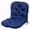 Navy, variant on Rocking Chair Cushion, High Back Patio Cushions Overstuffed Seat Back Cushion Pad for Outdoor Patio Furniture Chair Pads with Ties, Sunscreen and Fade-Resistan,Green