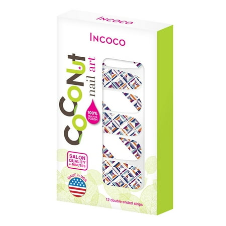 Coconut Nail Art by Incoco Nail Polish Strips, Mixed Signals