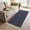 Navy Blue, variant on Blue Yellow Geometric Kitchen Runner Rug 2'x4', Modern Abstract Art Striped Washable Rug with Tassels, Non Slip Woven Cotton Bathroom Rugs Hallway Carpet for Foyer Bedroom Entry Back Door Decor