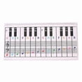 thumbnail image 1 of 61Keys 88 Keys Piano Keyboard Reference Chart Five Line Piano Reference Chart Electronic Piano Finge, 1 of 5