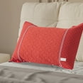 thumbnail image 2 of Hiroekza Premium Cotton Non-Slip Pillowcase with Button Closure - Skin-friendly, Soft, Breathable, and Secure Fit Red, 2 of 5
