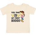 thumbnail image 3 of Inktastic Yes, This is My First Rodeo- Cowgirl in Hat and Boots Girls Baby T-Shirt, 3 of 5