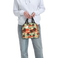 thumbnail image 6 of Honeii Colorful Hawaii Palms Print Lunch Bag Women, Lunch Box Lunch Bag for Women Adult Men, Small Leakproof Cute Lunch Tote Large Capacity Reusable, 6 of 8