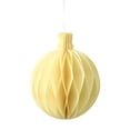 thumbnail image 4 of Adorno de bola de panal de Navidad Hugo Decoración colgante Amarillo, 4 of 9