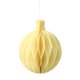 thumbnail image 4 of Adorno de bola de panal de Navidad, decoración colgante de papel decorativa Amarillo, 4 of 9