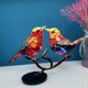 thumbnail image 4 of Decoración duradera para su hogar, estatua de pájaro colorida y metálica con acento de mesa, 4 of 8