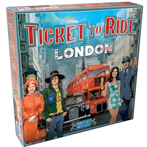 Ticket to Ride: London Family Strategy Board Game for Ages 6 , from Asmodee