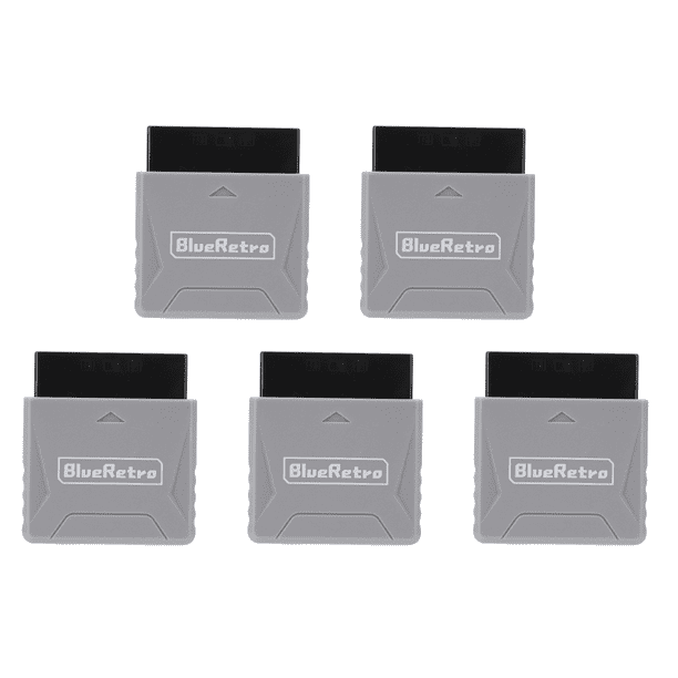 Adaptador Receptor Controlador Inalámbrico para Consola PS1 PS2 PS4/PS5 (gris)