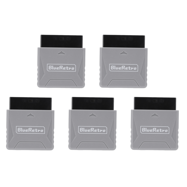 Adaptador Receptor Controlador Inalámbrico para Consola PS1 PS2 PS4/PS5 (gris)