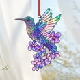 thumbnail image 3 of Jienlioq Colorful Hummingbirds Flower Sunchers Pendant, 3 of 7