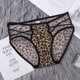 thumbnail image 1 of Mujer Sexy Encaje Bragas Sin Costuras Ropa Interior Leopardo Hielo Seda Para Niña Bikini Algodón Entrepierna Transparente Lenceríapangjing, 1 of 4