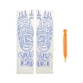 thumbnail image 4 of tasrioml 1 Set Massage Mid-calf Socks with Massage Stick Serenity Steps Legible Foot Acupuncture Point Printed Elastic Massage to Promote Circulation Beginner Health Care Reflexology Socks, 4 of 7