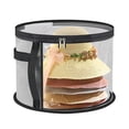 thumbnail image 1 of Clear Organizer Hat Box with Carrying Handles, Closet Hat Organizer for Baseball Caps, 1 of 5