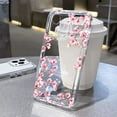 thumbnail image 3 of Funda transparente con flores rosas para iPhone 11, 12, 13, 14, 15, 16 Pro Max, 7, 8 Plus, X, XS, XR, SE 2020, 2022, carcasa trasera de silicona suave transparente, 3 of 5