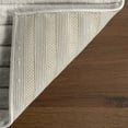 thumbnail image 2 of Rugs USA Amasha High-Low Striped Indoor/ Outdoor Area Rug, 9' x 12', Amasha Cream, 2 of 9