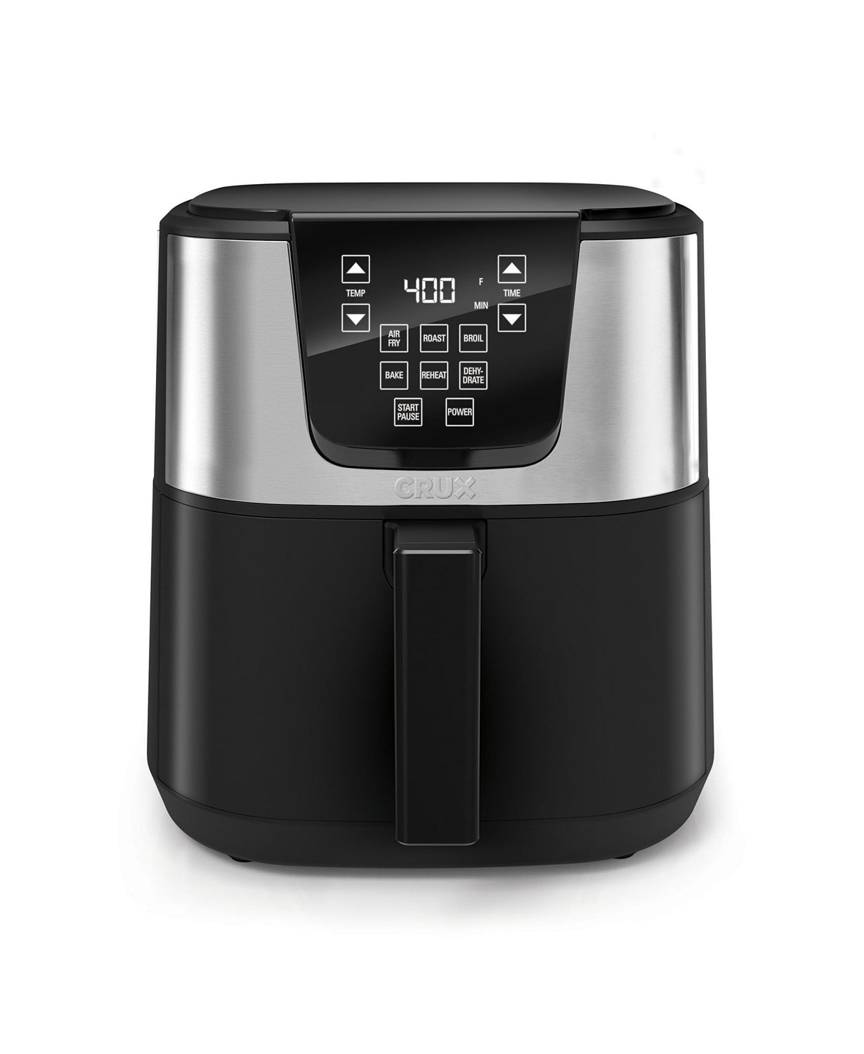 Crux 6.3Quart Digital Touchscreen Electric Air Fryer
