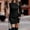 Black, variant on Buigttklop Long Sleeve Dresses for Women,Women Casual Sleeve Solid Waist Round Neck Slimming Knitting Hip Wrap Dresses